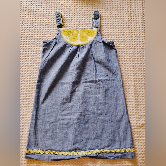 Other - Blue Dress with Lemon Detail
